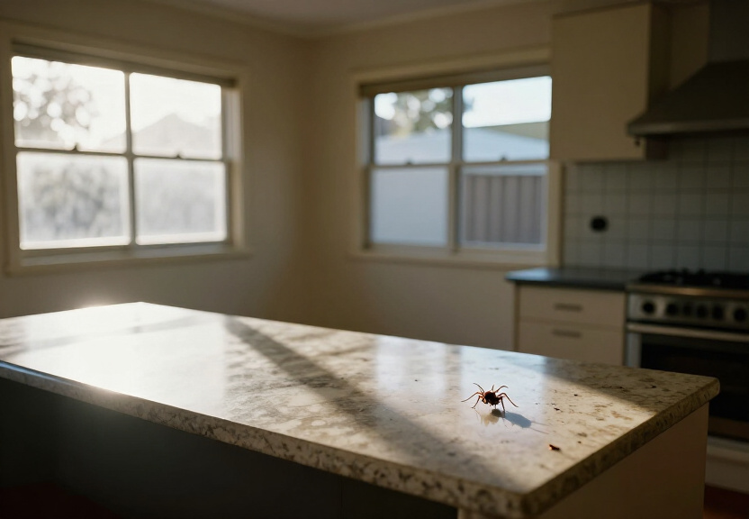 Bed bug infestation in a Cabramatta hotel room before treatment